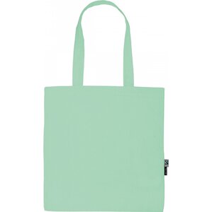 Fairtrade nákupní taška Neutral z organické bavlny s dlouhými uchy Barva: Mátová, Velikost: 38 x 42 cm NE90014