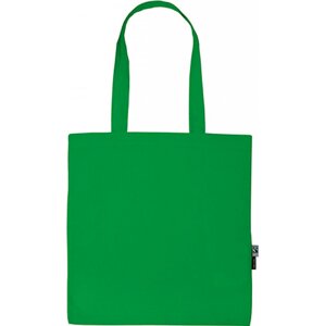 Fairtrade nákupní taška Neutral z organické bavlny s dlouhými uchy Barva: Zelená, Velikost: 38 x 42 cm NE90014