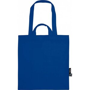 Neutral Pevná Fairtrade nákupní taška z organické bavlny s dvojitým uchem Barva: modrá královská, Velikost: 35 x 38 cm NE90030