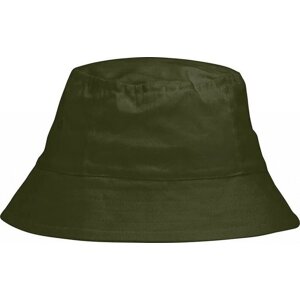 Neutral Klobouček Bucket z organické bavlny a větracími očky Barva: zelená vojenská, Velikost: M/L NEK93060