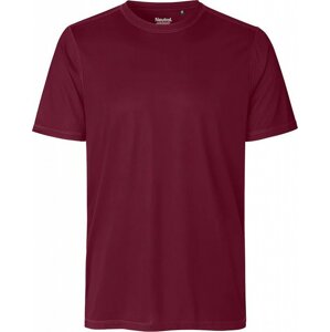 Neutral Unisex sportovní tričko Quick Dry z recyklovaného polyesteru Barva: Červená vínová, Velikost: 3XL NER61001