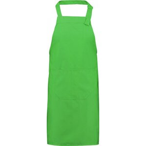 Printwear Bavlněná pracovní zástěra s nastavitelným výstřihem Barva: Limetková zelená, Velikost: 85 x 75 cm NT5220