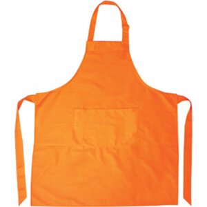 Printwear Bavlněná pracovní zástěra s nastavitelným výstřihem Barva: Oranžová, Velikost: 85 x 75 cm NT5220