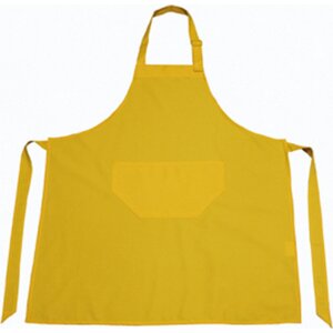 Printwear Bavlněná pracovní zástěra s nastavitelným výstřihem Barva: Žlutá, Velikost: 85 x 75 cm NT5220