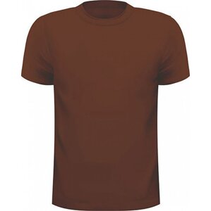 Oltees Základní lehké pánské funkční tričko Barva: Hnědá, Velikost: XL OT010