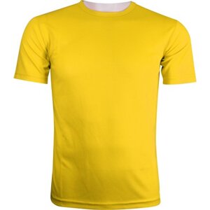 Oltees Základní lehké pánské funkční tričko Barva: Žlutá, Velikost: M OT010