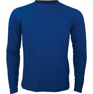 Oltees Základní pánské funkční triko s dlouhým rukávem Barva: modrá královská, Velikost: M OT060