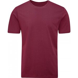 Základní pánské tričko Mantis z organické bavlny 160 g/m Barva: Červená vínová, Velikost: 3XL P01