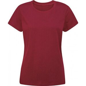 Základní dámské tričko Mantis z organické bavlny 160 g/m Barva: Červená vínová, Velikost: L P02