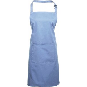 Premier Workwear Keprová pracovní zástěra s kapsou z kolekce Colours Collection Barva: modrá denim (ca. Pantone 2166C), Velikost: 72 x 86 cm PW154
