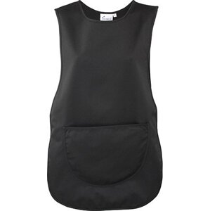 Premier Workwear Dámský tabard s velkou nakládanou kapsou Barva: Černá, Velikost: 3XL PW171