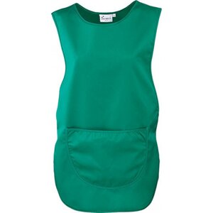 Premier Workwear Dámský tabard s velkou nakládanou kapsou Barva: zelená emeraldová (ca. Pantone 341), Velikost: 3XL PW171