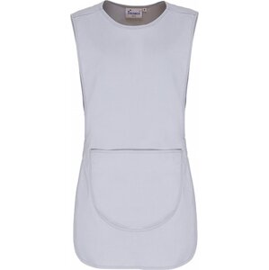 Premier Workwear Dámský tabard s velkou nakládanou kapsou Barva: stříbrná (ca. Pantone 428), Velikost: XL PW171