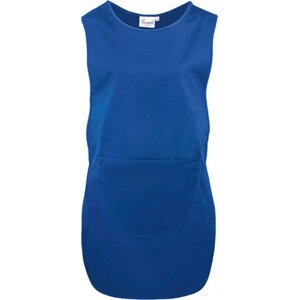 Premier Workwear Dámská dlouhá pracovní zástěra s přední kapsou Barva: modrá královská, Velikost: L PW172