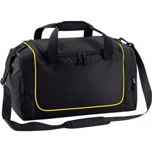 Quadra Sportovní taška Locker s bočními kapsami 30 l Barva: černá - žlutá, Velikost: 47 x 30 x 27 cm QS77