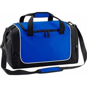 Quadra Sportovní taška Locker s bočními kapsami 30 l Barva: modrá - černá - bílá, Velikost: 47 x 30 x 27 cm QS77