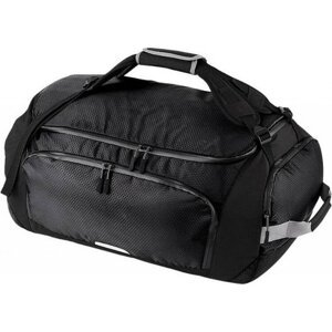 Quadra Lehká a odolná sportovní taška s reflexními detaily 60 litrů Barva: Černá, Velikost: 67 x 33 x 42 cm QX560