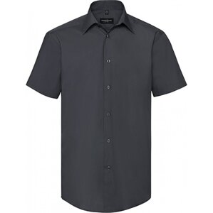 Russell Collection Pánská košile z polybavlny lehce zúžená kolem pasu Barva: šedá convoy, Velikost: 3XL (47/48) Z925
