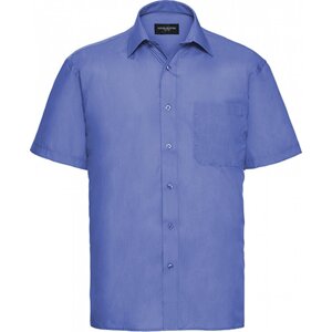 Russell Collection Popelínová košile Russell z polybavlny 65% polyester, 35% bavlna Barva: Modrá, Velikost: 3XL (47/48) Z935