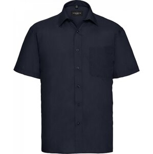 Russell Collection Popelínová košile Russell z polybavlny 65% polyester, 35% bavlna Barva: modrá námořní, Velikost: 3XL (47/48) Z935