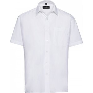 Russell Collection Popelínová košile Russell z polybavlny 65% polyester, 35% bavlna Barva: Bílá, Velikost: S (37/38) Z935