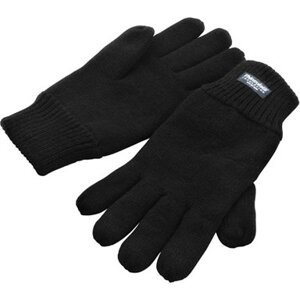Result Winter Essentials Prstové rukavice s podšívkou a izolací Thinsulate Barva: Černá, Velikost: L/XL RT147X