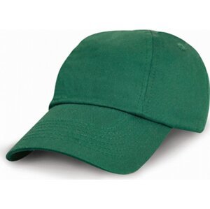 Result Headwear Dětská baseballová čepice s nízkým profilem 6 panelová Barva: Zelená lahvová RH18J