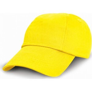 Result Headwear Dětská baseballová čepice s nízkým profilem 6 panelová Barva: Žlutá RH18J
