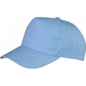 Result Headwear Dětská baseballová kšiltovka Boston na potisk Barva: modrá nebeská RH84J