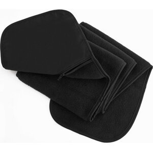 Result Winter Essentials Fleecová šála s kapsou na zip s antipilingovou úpravou 140 x 20 cm Barva: Černá, Velikost: 140 x 20 cm RT100
