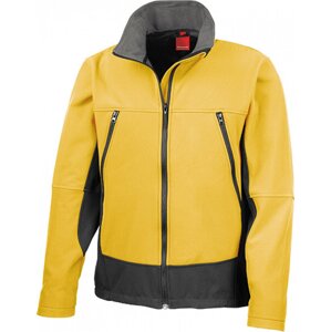 Result Pánská softshellová bunda Activity Barva: žlutá - černá, Velikost: XL RT120