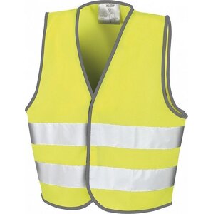 Result Safe-Guard Dětská reflexní vesta na suchý zip Barva: žlutá fluorescentní, Velikost: L (10-12) RT200J