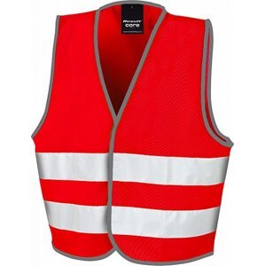 Result Safe-Guard Dětská reflexní vesta na suchý zip Barva: Červená, Velikost: L (10-12) RT200J