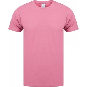 SF Men Prodloužené strečové pánské triko Skin Fit s elastanem 165 g/m Barva: Růžová, Velikost: L SFM121