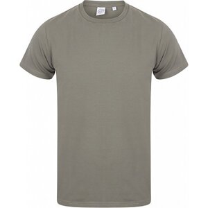 SF Men Prodloužené strečové pánské triko Skin Fit s elastanem 165 g/m Barva: Khaki, Velikost: L SFM121