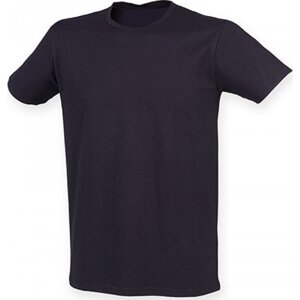 SF Men Prodloužené strečové pánské triko Skin Fit s elastanem 165 g/m Barva: modrá námořní, Velikost: L SFM121