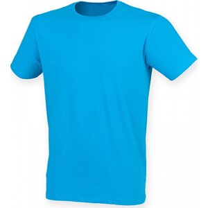 SF Men Prodloužené strečové pánské triko Skin Fit s elastanem 165 g/m Barva: modrá safírová, Velikost: S SFM121