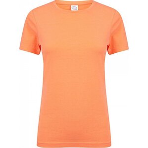 SF Women Dámské mírně prodloužené strečové triko Skin Fit s elastanem 165 g/m Barva: korálová, Velikost: XXL SF121