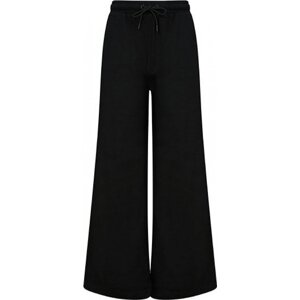 SF Women Dámské tepláky se širokými nohavicemi Barva: Černá, Velikost: XS SF431
