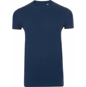 Sol's Přiléhavé pánské tričko Imperial ve vysoké gramáži 190 g/m Barva: modrá námořní, Velikost: L L189