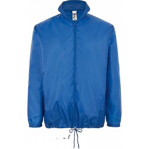 Základní lehká větrovka Sol's kapucí v límci a kapsami na zip Barva: modrá královská, Velikost: M L01618