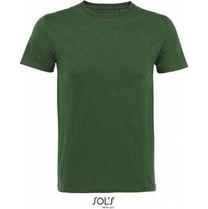 Sol's Pánské tričko Milo z organické bavlny s enzymatickým ošetřením Barva: Zelená lahvová, Velikost: 3XL L02076