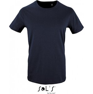 Sol's Pánské tričko Milo z organické bavlny s enzymatickým ošetřením Barva: modrá námořní, Velikost: 3XL L02076