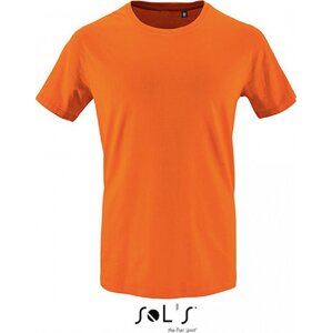 Sol's Pánské tričko Milo z organické bavlny s enzymatickým ošetřením Barva: Oranžová, Velikost: 3XL L02076