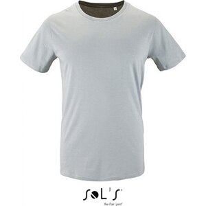 Sol's Pánské tričko Milo z organické bavlny s enzymatickým ošetřením Barva: Šedá, Velikost: 3XL L02076