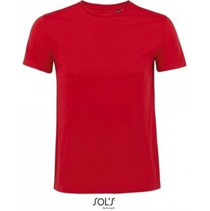 Sol's Pánské tričko Milo z organické bavlny s enzymatickým ošetřením Barva: Červená, Velikost: 3XL L02076