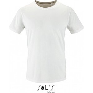 Sol's Pánské tričko Milo z organické bavlny s enzymatickým ošetřením Barva: Bílá, Velikost: 3XL L02076