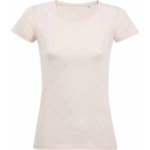 Sol's Dámské tričko Milo z organické bavlny s enzymatickým ošetřením Barva: růžová jemná, Velikost: M L02077