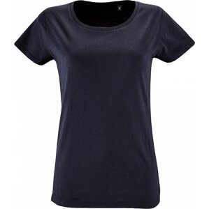Sol's Dámské tričko Milo z organické bavlny s enzymatickým ošetřením Barva: modrá námořní, Velikost: XXL L02077