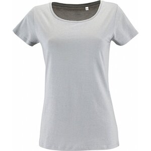 Sol's Dámské tričko Milo z organické bavlny s enzymatickým ošetřením Barva: Šedá, Velikost: L L02077